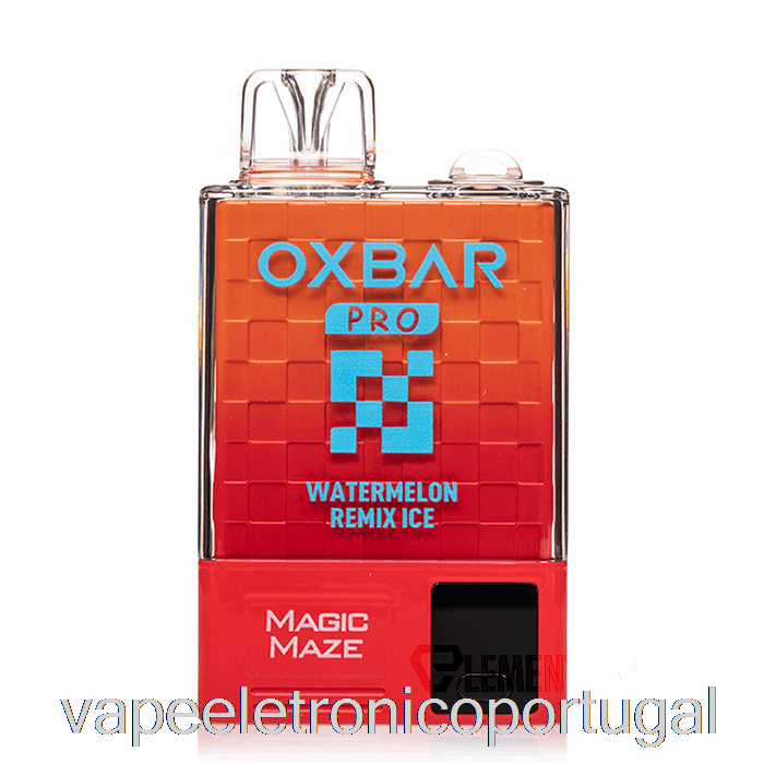 Vape Eletrônico Oxbar Magic Maze Pro 10000 Descartável Melancia Remix Gelo
